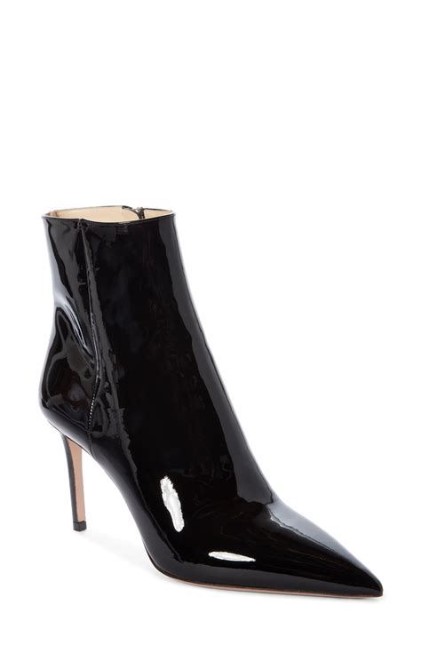 prada pointy toe bootie|Black High.